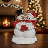 Ádám & Klára | Kalėdinė figūra įsimylėjusių sniego senelių