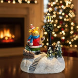 Lukáš | Kalėdinė šviesų dekoracija su snieglente