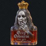 Ozzy Ne vedem la trenul nebun Whiskey butelis