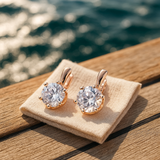 Eirene | Apvalios auskarai su cirkoniu