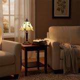 LEAFORA | RETRO STIKLINĖ LEMPA LAPO FORMOS