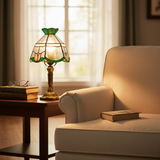 TULISSE | STIKLINIS VITRAŽO ŠVIETIKLIS, RANKŲ DARBO PRODUKTAS