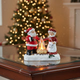 Nikolas & Marie | Kalėdinė šviečianti dekoracija prie židinio